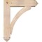 Ekena Millwork Thorton Arts and Crafts Smooth Bracket w/ Offset Brace, Douglas Fir, 7 1/2"W x 30"D x 36"H BKT0806X30X36THR03SDF - alternate 2